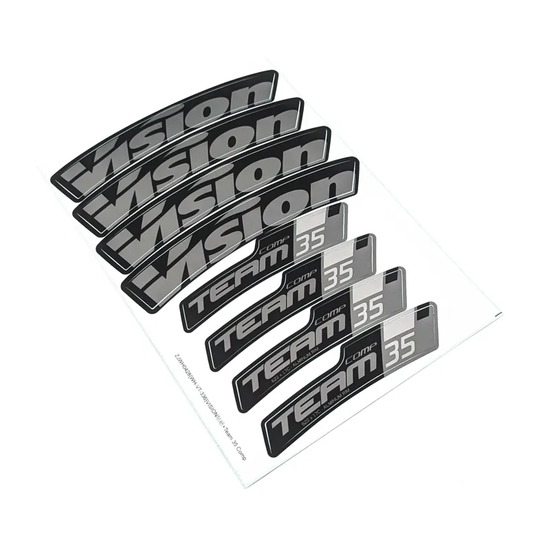 Vision Wheels Replacement Decal Set  For Team 35 Comp Wheel